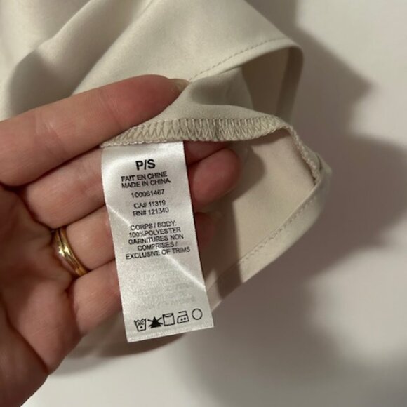 Satin Scoop Neck Blouse - Picture 3 of 3